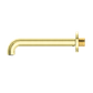 MECCA BASIN/BATH SPOUT ONLY 185MM BRUSHED GOLD