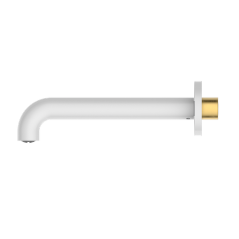 MECCA BASIN/BATH SPOUT ONLY 185MM MATTE WHITE