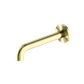 MECCA BASIN/BATH SPOUT ONLY 230MM BRUSHED GOLD