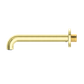 MECCA BASIN/BATH SPOUT ONLY 230MM BRUSHED GOLD