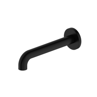 MECCA BASIN/BATH SPOUT ONLY 230MM MATTE BLACK