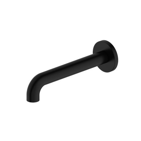 MECCA BASIN/BATH SPOUT ONLY 230MM MATTE BLACK