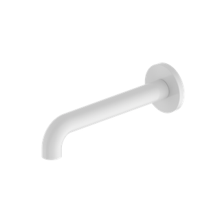 MECCA BASIN/BATH SPOUT ONLY 230MM MATTE WHITE