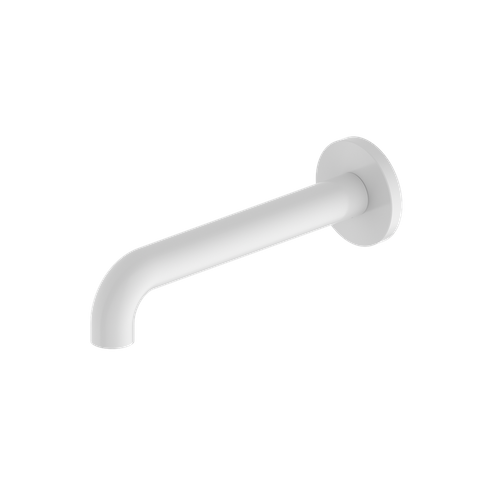 MECCA BASIN/BATH SPOUT ONLY 230MM MATTE WHITE