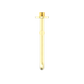 MECCA WALL MOUNTED SWIVEL BATH SPOUT ONLY 225MM BRUSHED GOLD