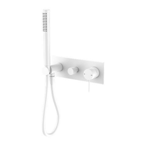 MECCA SHOWER MIXER DIVERTOR SYSTEM TRIM KITS ONLY MATTE WHITE