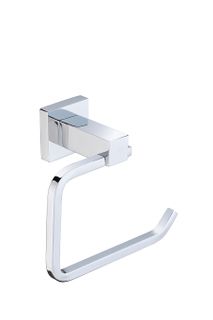 Savanna Square Chrome Toilet Roll Holder