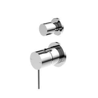 MECCA SHOWER MIXER WITH DIVERTOR SEPARATE BACK PLATE TRIM KITS ONLY CHROME