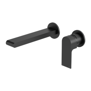 BIANCA WALL BASIN/BATH MIXER SEPARATE BACK PLATE 187MM TRIM KITS ONLY MATTE BLAC