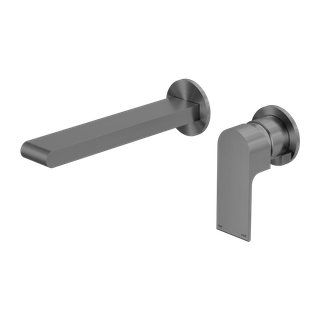 BIANCA WALL BASIN/BATH MIXER SEPARATE BACK PLATE 187MM TRIM KITS ONLY GUN METAL