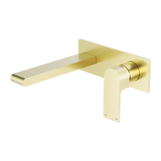 BIANCA WALL BASIN/BATH MIXER 230MM TRIM KITS ONLY BRUSHED GOLD