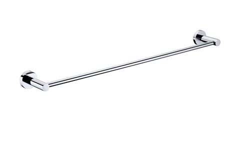 Ramsay Round Chrome Single Towel Rail 900mm