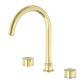 KARA KITCHEN SET SPOUT ONLY BRUSHED GOLD