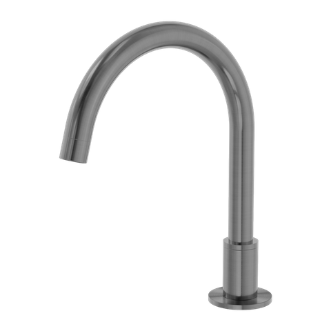 KARA HOB MOUNT BATH SPOUT ONLY G1/2 FEMALE INLET GUN METAL