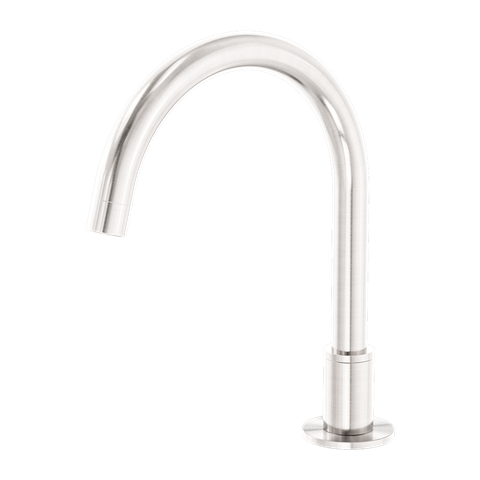 KARA HOB MOUNT BATH SPOUT ONLY G1/2 FEMALE INLET BRUSHED NICKEL