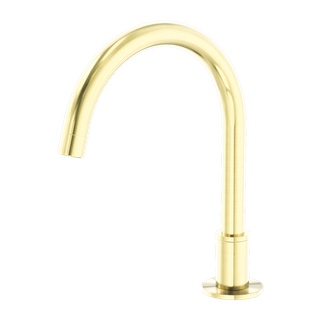 KARA HOB MOUNT BATH SPOUT ONLY G1/2 FEMALE INLET BRUSHED GOLD