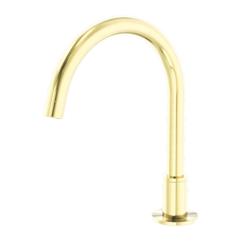 KARA HOB MOUNT BATH SPOUT ONLY G1/2 FEMALE INLET BRUSHED GOLD