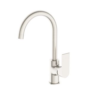 BIANCA KITCHEN MIXER GOOSENECK SPOUT BRUSHED NICKEL