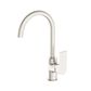 BIANCA KTICHEN MIXER GOOSENECK SPOUT BRUSHED NICKEL