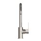 BIANCA KITCHEN MIXER GOOSENECK SPOUT BRUSHED NICKEL