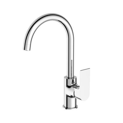 BIANCA KTICHEN MIXER GOOSENECK SPOUT CHROME