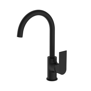 BIANCA KITCHEN MIXER GOOSENECK SPOUT MATTE BLACK