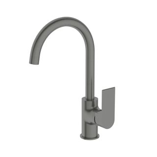 BIANCA KITCHEN MIXER GOOSENECK SPOUT GUN METAL