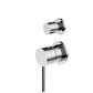 DOLCE SHOWER MIXER WITH DIVERTOR SEPARATE BACK PLATE TRIM KITS ONLY CHROME