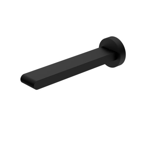 BIANCA FIXED BASIN/BATH SPOUT ONLY 200MM MATTE BLACK