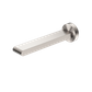 BIANCA FIXED BATH SPOUT ONLY 200MM BRUSHED NICKEL