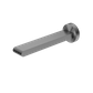 BIANCA FIXED BATH SPOUT ONLY 200MM GUN METAL