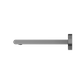 BIANCA FIXED BATH SPOUT ONLY 200MM GUN METAL