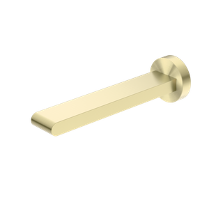 BIANCA FIXED BASIN/BATH SPOUT ONLY 200MM BRUSHED GOLD