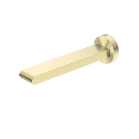 BIANCA FIXED BASIN/BATH SPOUT ONLY 200MM BRUSHED GOLD