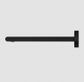 BIANCA FIXED BATH SPOUT ONLY 240MM MATTE BLACK
