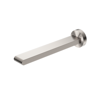BIANCA FIXED BATH SPOUT ONLY 240MM BRUSHED NICKEL