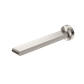 BIANCA FIXED BATH SPOUT ONLY 240MM BRUSHED NICKEL