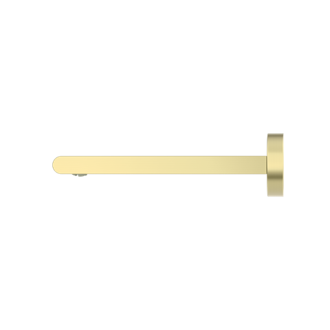 BIANCA FIXED BASIN/BATH SPOUT ONLY 240MM BRUSHED GOLD