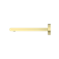 BIANCA FIXED BATH SPOUT ONLY 240MM BRUSHED GOLD