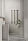 HEATED VERTICAL TOWEL RAIL MATTE WHITE