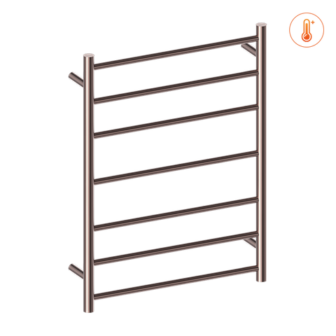 HEATED TOWEL LADDER BRUSHED BRONZE