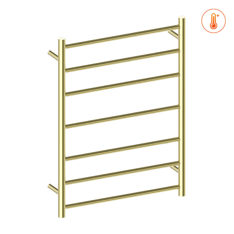 HEATED TOWEL LADDER BRUSHED GOLD