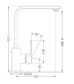 CELIA KITCHEN MIXER BUILDERS RANGE BRUSHED NICKEL