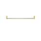 NEW MECCA SINGLE TOWEL RAIL 600MM BRUSHED GOLD