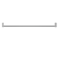 NEW MECCA SINGLE TOWEL RAIL 800MM CHROME