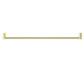 NEW MECCA SINGLE TOWEL RAIL 800MM BRUSHED GOLD