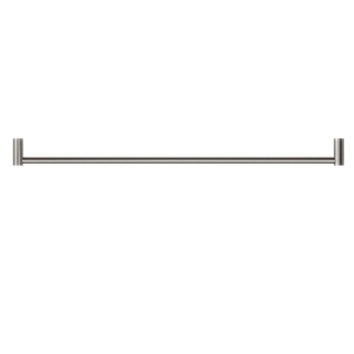 NEW MECCA SINGLE TOWEL RAIL 800MM BRUSHED NICKEL