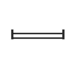 NEW MECCA DOUBLE TOWEL RAIL 600MM MATTE BLACK