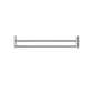 NEW MECCA DOUBLE TOWEL RAIL 600MM BRUSHED NICKEL