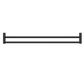 NEW MECCA DOUBLE TOWEL RAIL 800MM MATTE BLACK